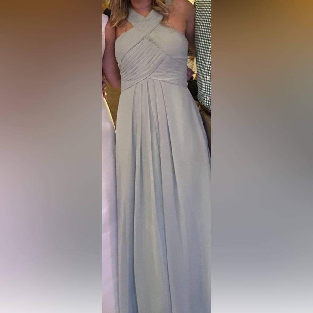Azazie Kaleigh Wedding Dress in Dusty Sage
